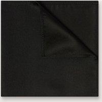 Alexandre Silver Label Men's Silk Pocket Square in Black