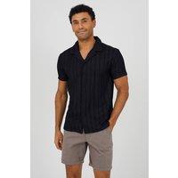 Brave Soul Men's Woven Shirt in Black | Size: Small