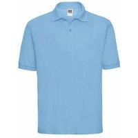 JERZEES Men's Russell Classic Short Sleeve Polycotton Polo Shirt in Blue | Size: XL