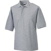 JERZEES Men's Russell Classic Short Sleeve Polycotton Polo Shirt in Grey | Size: 4XL