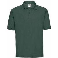 JERZEES Men's Russell Classic Short Sleeve Polycotton Polo Shirt in Bottle Green | Size: Large