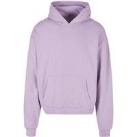 Build Your Brand Men's Cotton Ultra Heavyweight Hoodie in Lilac | Size: Large