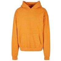 Build Your Brand Men's Cotton Ultra Heavyweight Hoodie in Burnt Orange | Size: 2XL
