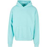 Build Your Brand Men's Cotton Ultra Heavyweight Hoodie in Turquoise | Size: 2XL