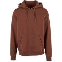 Build Your Brand Men's Heavy Hoodie in Dark Brown | Size: Small