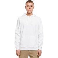 Build Your Brand Men's Heavy Hoodie in White | Size: 5XL