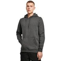 Build Your Brand Men's Heavy Hoodie in Charcoal | Size: XS