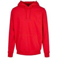 Build Your Brand Men's Heavy Hoodie in Scarlet | Size: Small