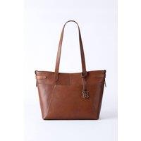 Lakeland Leather Women's 'Newby' Leather Tote Bag in Tan