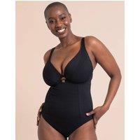 Curvy Kate Women's Jet Set Multiway Plunge Swimsuit Underwired in Black | Size: 42FF
