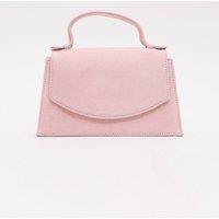 Phase Eight Women's Suede Effect Top Handle Bag in Dusty Pink