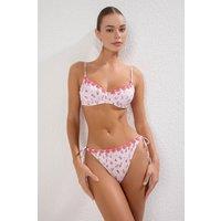 WOVCOR Women's Balconette Covered Regular Normal Waist Bikini Set | Size: 8