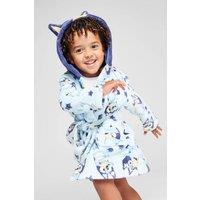 Brand Threads Bluey Fleece Robe in Blue | Size: 4-5 Years