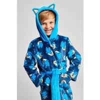 Brand Threads Sonic The Hedgehog Fleece Robe in Blue | Size: 4-5 Years
