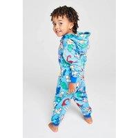 Brand Threads George Pig Fleece All-In-One in Blue | Size: 2-3 Years