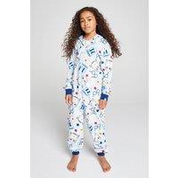Brand Threads Harry Potter Fleece All-In-One in Blue | Size: 7-8 Years