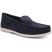 Pavers Men's Casual Leather Loafers in Navy | Size: 9