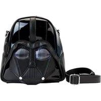 Star Wars Men's Loungefly Helmet Darth Vader Crossbody Bag in Black