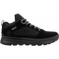 Timberland Men's Field Trekker Leather Trainers in Black | Size: 7.5