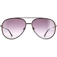 Lacoste Men's Aviator Matte Dark Grey Grey Gradient L247S