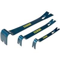Estwing Pry Bar Set, 3 Piece - EPB3PC - Ideal for Prying & Lifting in Blue