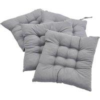 Garden Sanctuary 4Pcs Soft Thicken Tatami Seat Cushion in Grey