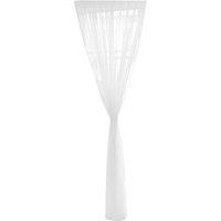 Garden Sanctuary Sheer Voile Window Curtain Panel in White | Size: 100 cm width x 200 cm drop
