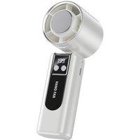 Dyzi Portable Cooling Handheld Fan 2000mAh USB-C 199 Speed Rechargeable in White