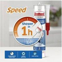 UniBond Speed Seal Shower/Bathroom Sealant 300ml White