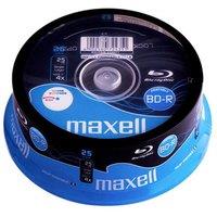 Maxell BD-R 25 GB 1-4x Speed Full Printable 25-Pack in Silver