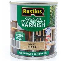 Rustins Quick Dry Polyurethane Varnish 500ml - POMCW500 in Clear