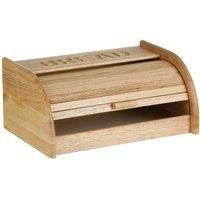 Orsina Rubberwood White Base Bread Bin in Natural
