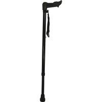 Aidapt Ergonomic Handled Walking Stick Left in Black