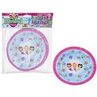PMS Mermaid 7 Inch Disposable Party Paper Bowls 12 Pack in Blue