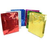 Shatchi Assorted Colours Holographic Gifts Medium Size Christmas Birthday Present 50pcs