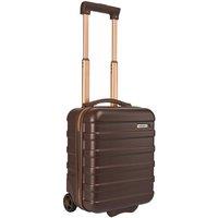 Cabin Max Anode 24L Hard Shell Twin Wheel Underseat Case - 40x30x20cm in Brown | Size: 40 x 30 x 20 cm