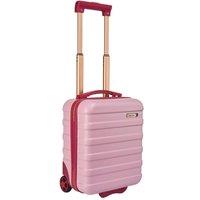 Cabin Max Anode 24L Hard Shell Twin Wheel Underseat Case - 40x30x20cm in Light Pink | Size: 40 x 30 x 20 cm