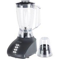 Krypton 2 in 1 Food Jug Blender 1.6L Jar with 50g Mini Coffee Spice Mill 650W in Grey