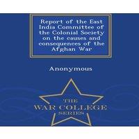 Anonymous Report of the East India Committee of the Colonial Society on the