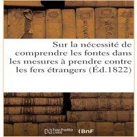 Sans Auteur Sur la necessite de comprendre les fontes dans les mesures a