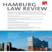 TBD Hamburg Law Review 2018/2:Towards Use of the UNIDROIT Principles