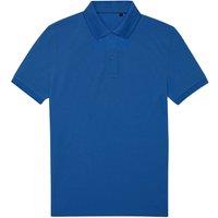 B&C Men's My Polo 65 35 Shirt in Blue | Size: 2XL