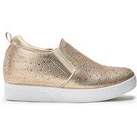 b.soleful Women's 'Liila' Textile Trainers in Light Tan | Size: 5