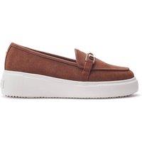 Moda In Pelle Women's 'Ettala' Suede Brogues & Loafers in Tan | Size: 6