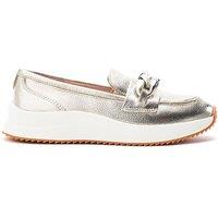Moda In Pelle Women's 'Sorrento' Leather Brogues & Loafers in Gold | Size: 6