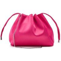 Moda In Pelle Women's 'Lotty Bag' Satin Shoulder Bag in Pink