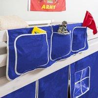 Na and Nani Noa & Nani Kids Bed Tidy - 3 Pocket Blue Storage Organiser