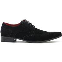 XPOSED Men's Classic Suede Brogues Dress Shoes in Black | Size: 9