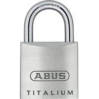 ABUS 64TI/25mm TITALIUM Padlock Carded in White
