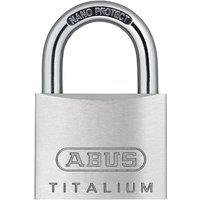 ABUS 64TI/45mm TITALIUM Padlock Carded in White